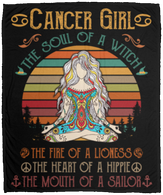 Cancer Zodiac Girl Doing Yoga Girl